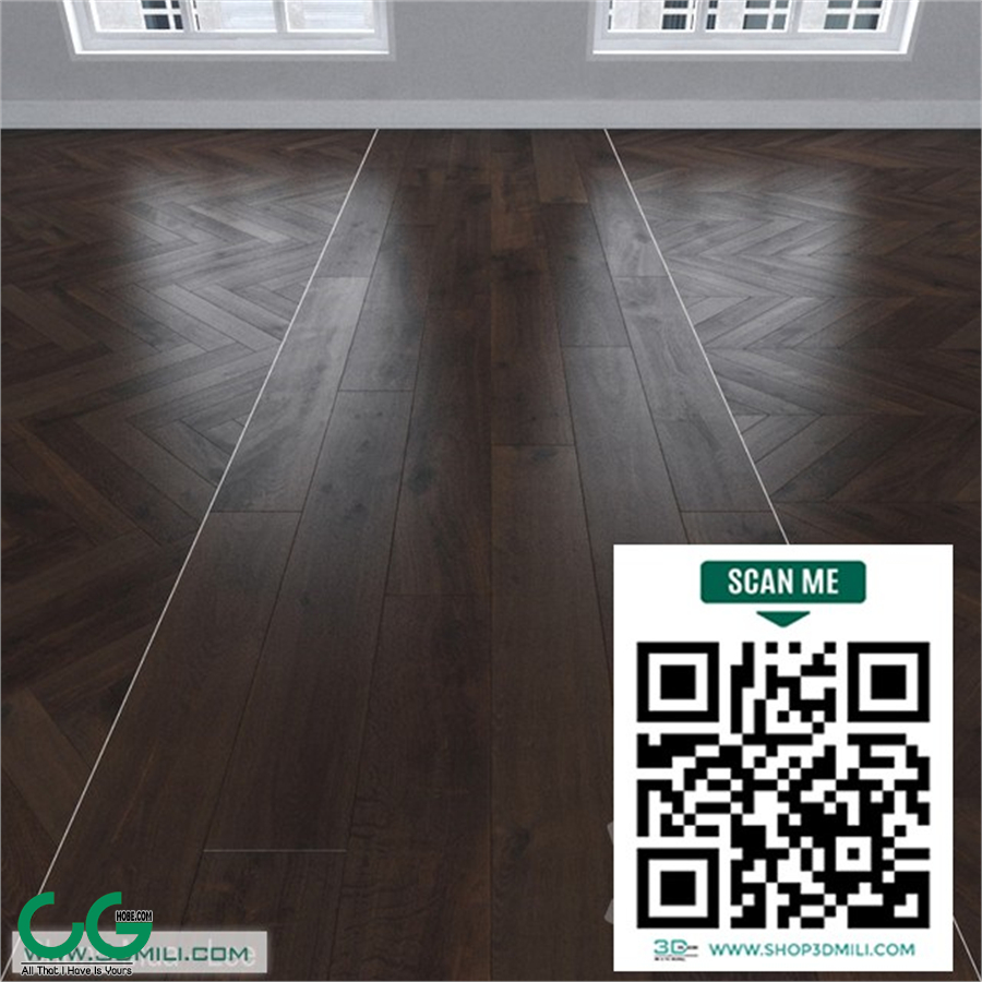 Parquet Oak Chocolate, 3 types herringbone, linear, chevron