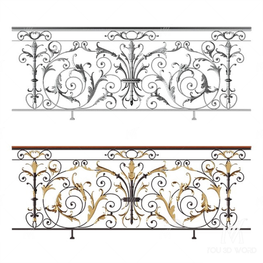 Forged railing