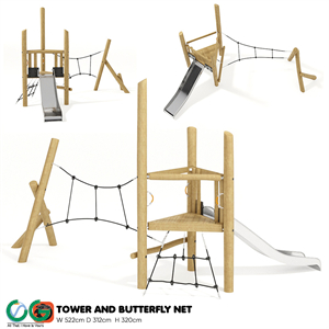 Tower and Butterfly Net