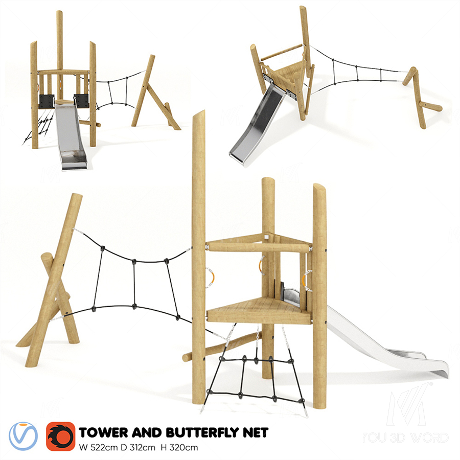 Tower and Butterfly Net