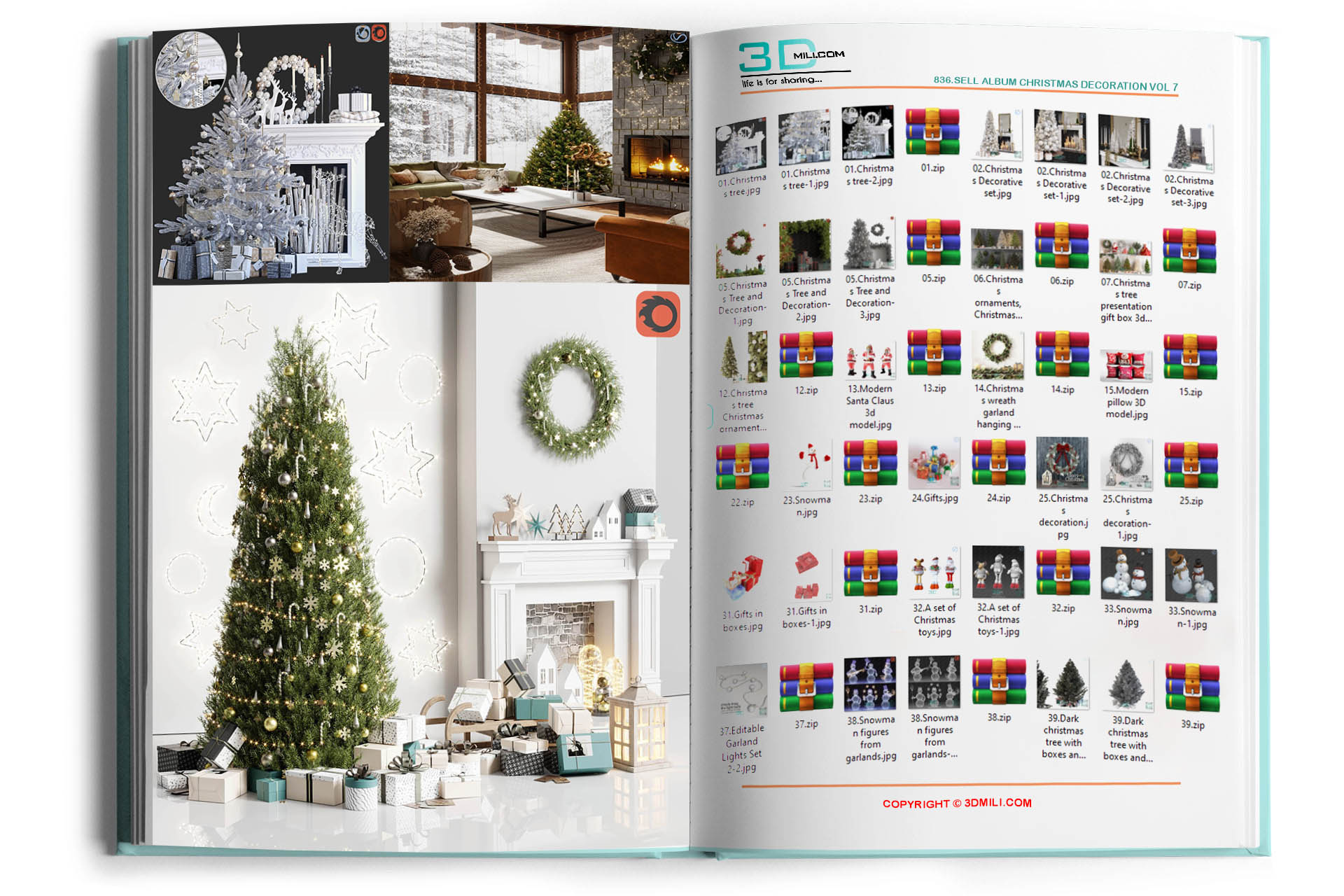 836.Sell Album Christmas Decoration Vol 7