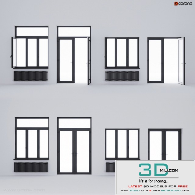 Aluminum window and balcony door ALUMIL