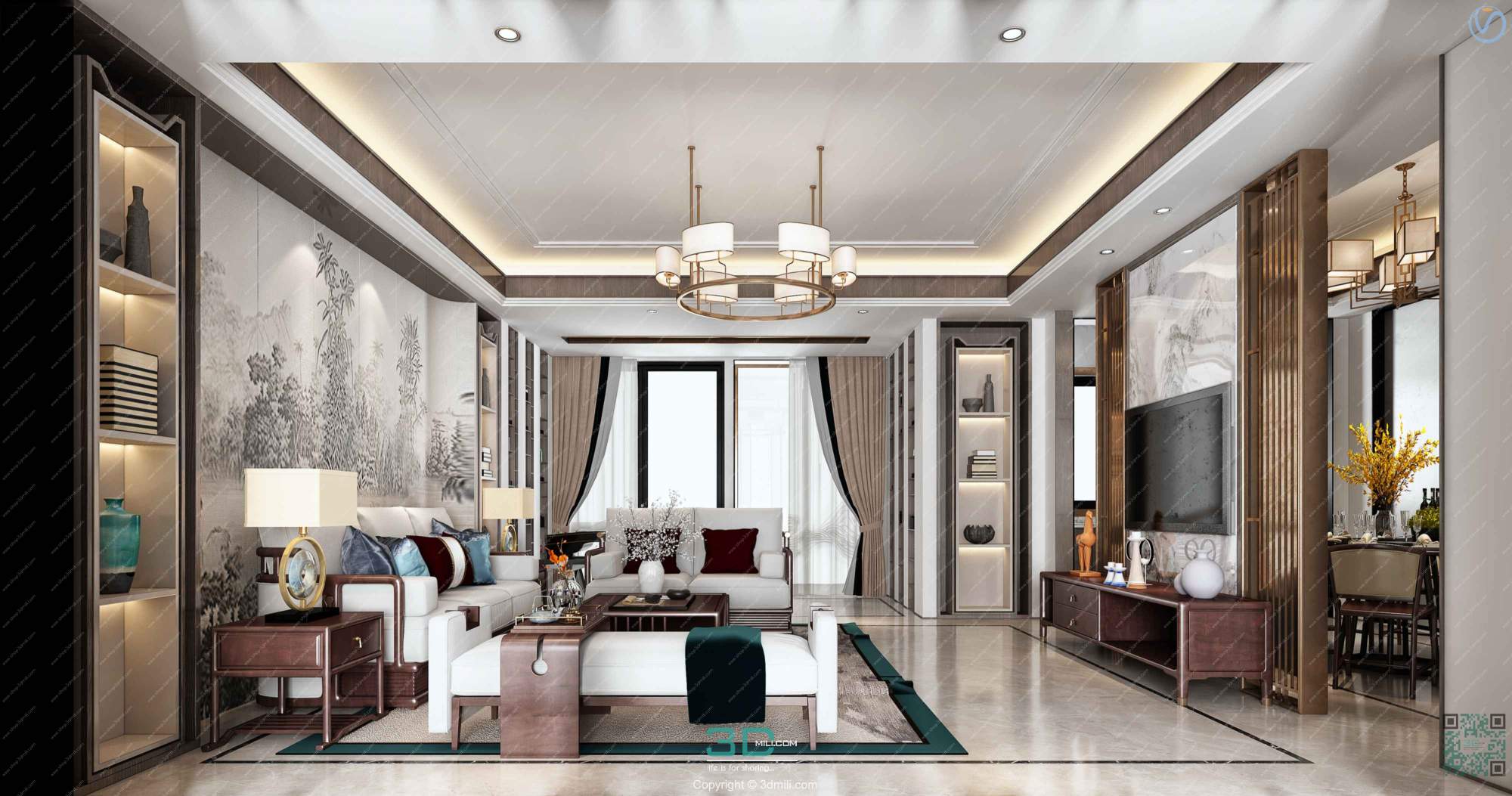 Apartment 07 Southeast Asia Style 3dsmax File Free Download