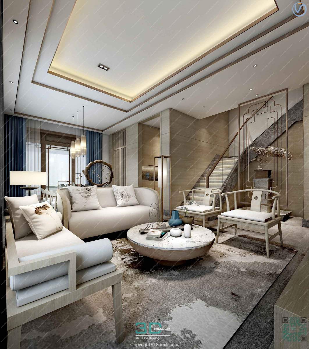 Apartment 08 Southeast Asia Style 3dsmax File Free Download