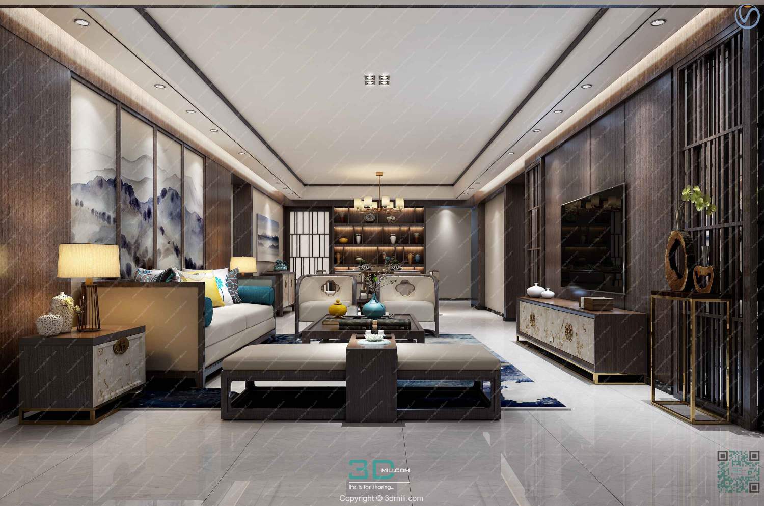 Apartment 11 Southeast Asia Style 3dsmax File Free Download