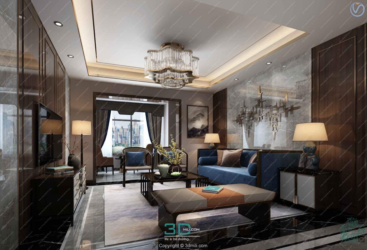 Apartment 14 Southeast Asia Style 3dsmax File Free Download