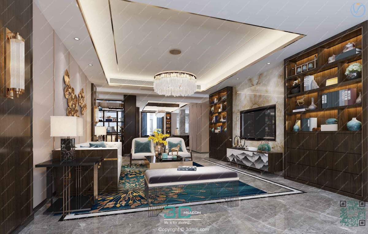 Apartment 16 Southeast Asia Style 3dsmax File Free Download