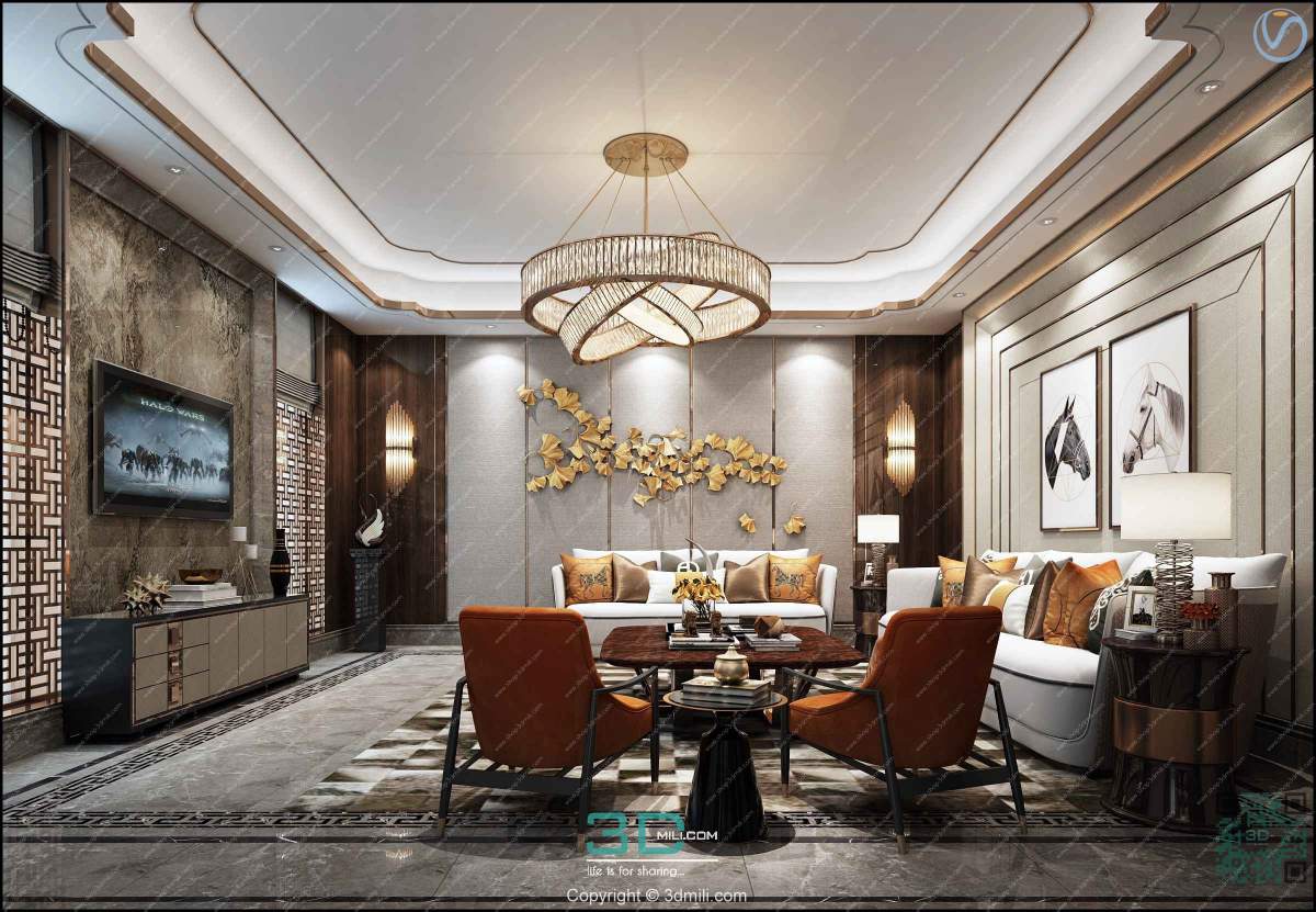 Apartment 24 Southeast Asia Style 3dsmax File Free Download