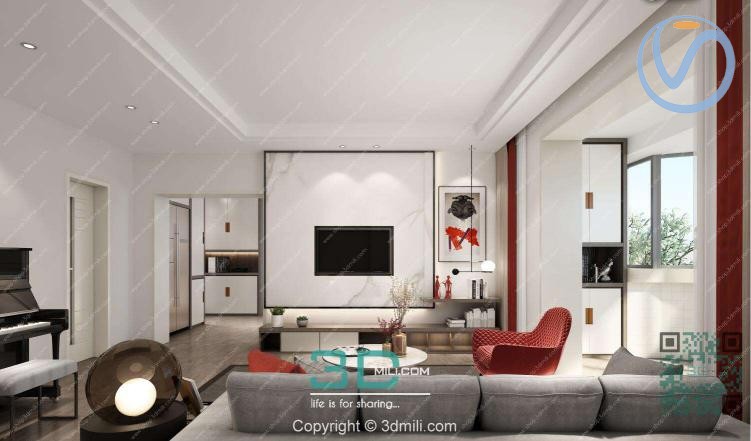 Apartment 31 Morden Style 3dsmax File Free Download