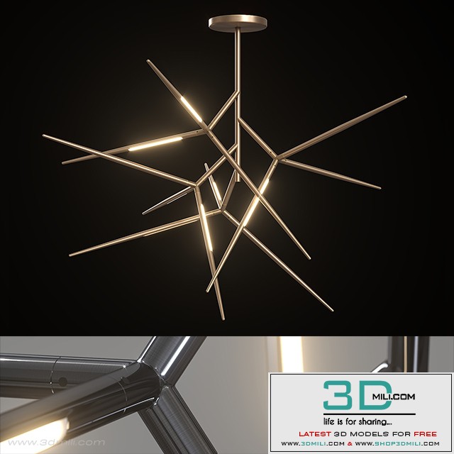 Chandelier Venicem Spear chandelier (3 materials).