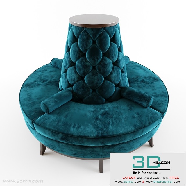 Circle Banquette Settee Lobby sofa