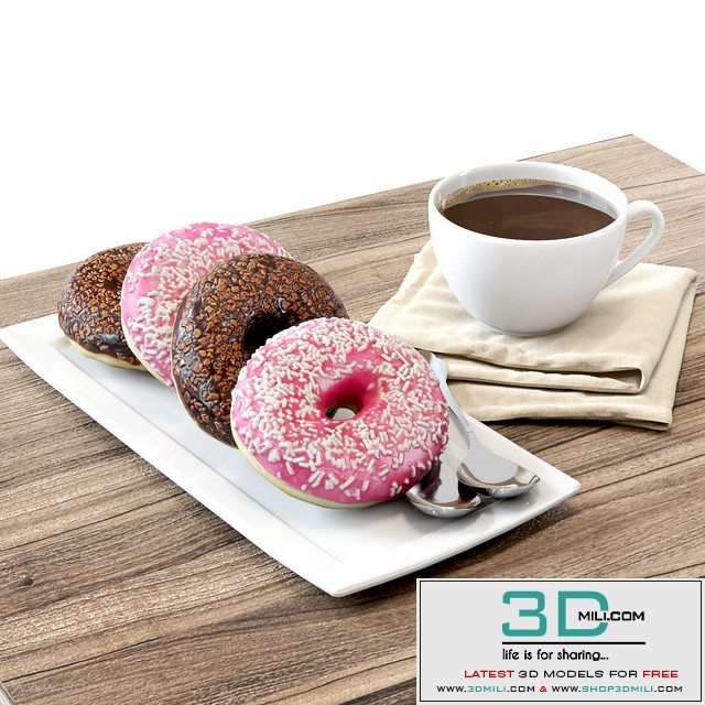 Coffee shop | Donuts set 02
