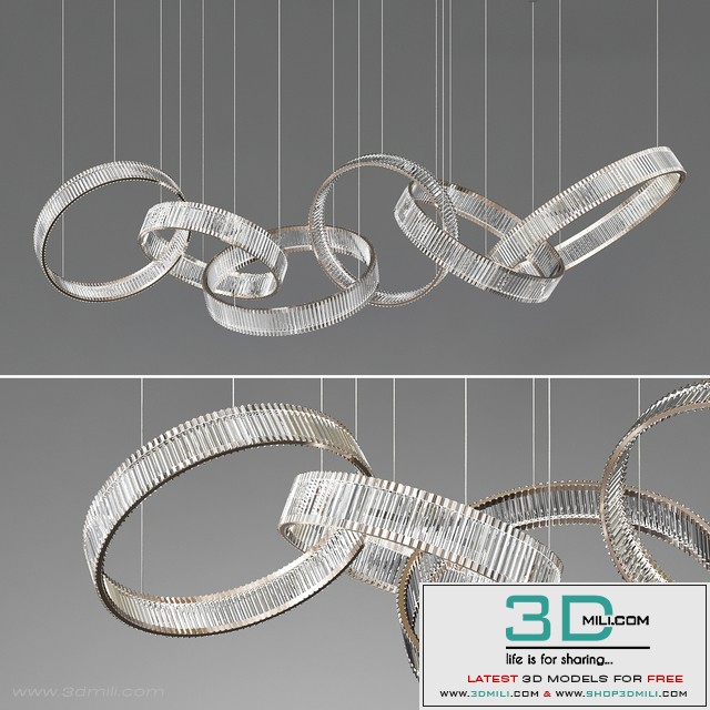 Crystal Ring Chandelier