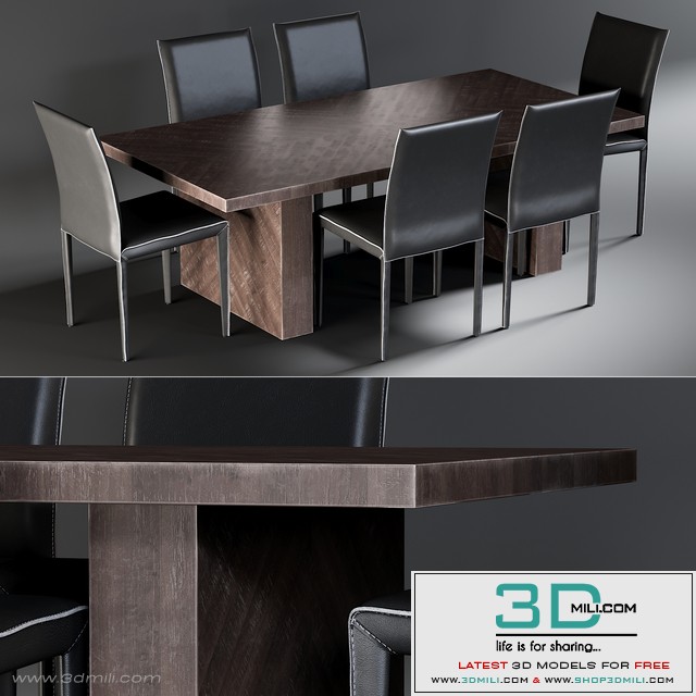 Dining Table Alexa & Chair Folio