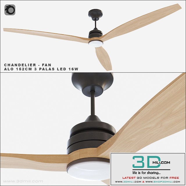 Faro Barcelona – ceiling fan ALO 152CM
