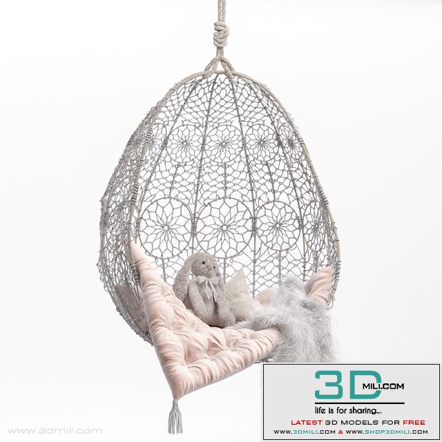 Garden swing Knotted Melati Hanging Chair
