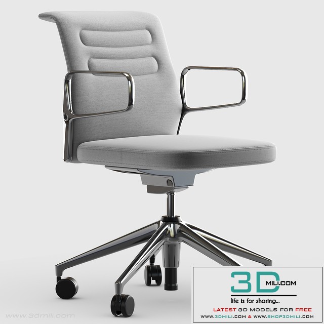 Gray & Sierra Gray Plano Vitra AC 5 Studio Chair