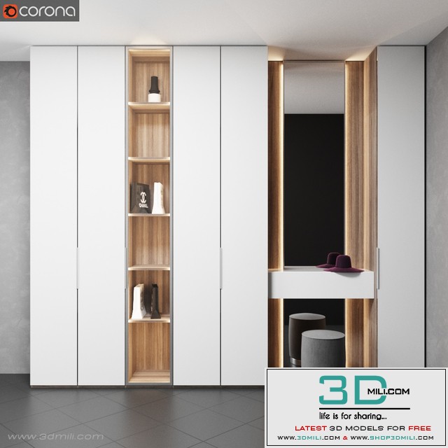 Hall Wardrobe OLIVIERI GLASS