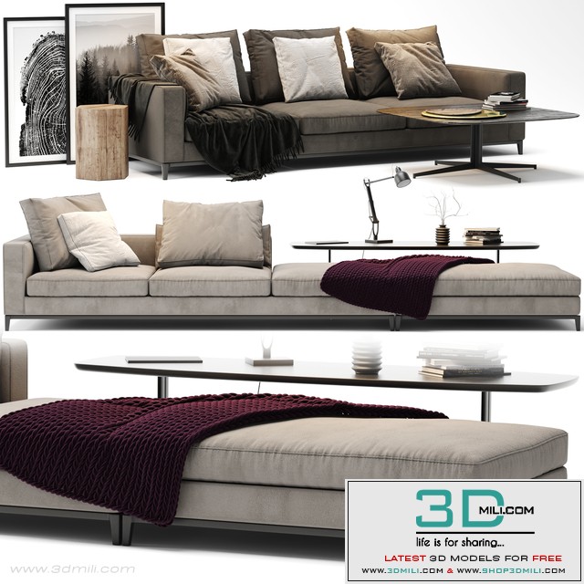 Minotti Andersen Sofa B