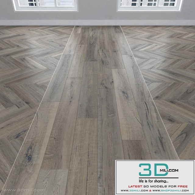 Parquet Maple, 3 types: herringbone, linear, chevron.