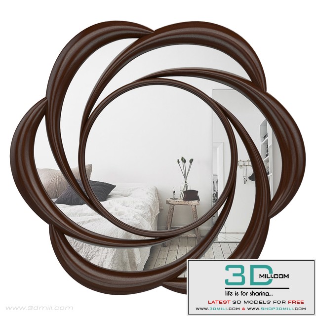 Swirl Frame Accent Mirror ANDO3232