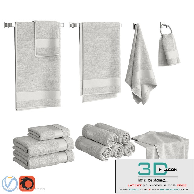 White Towels Set