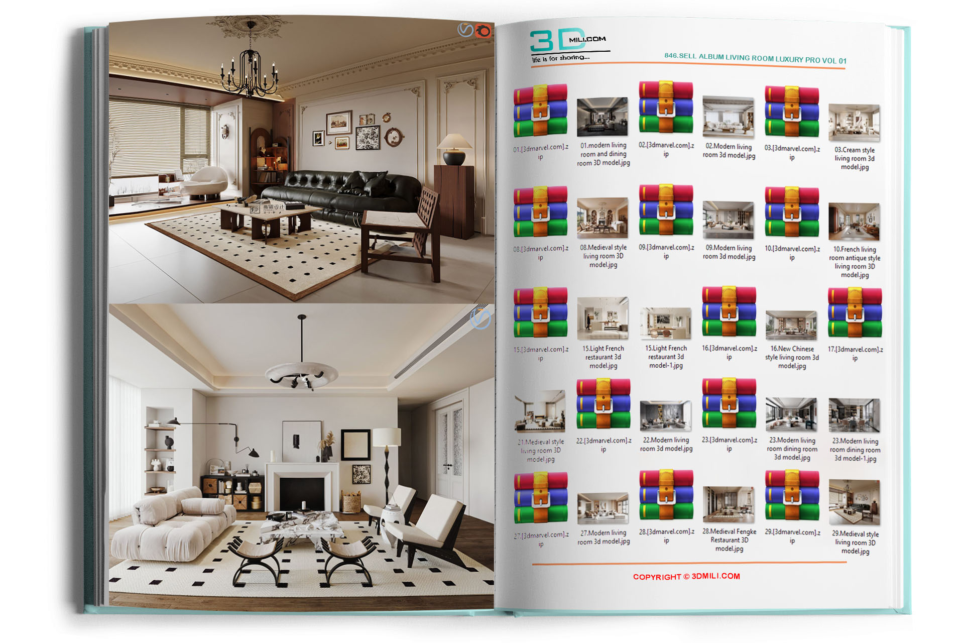 846.Sell Album Living Room Luxury PRO Vol 01