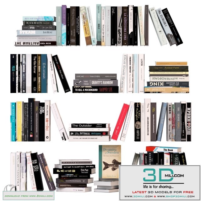 A set of books 100 number 1