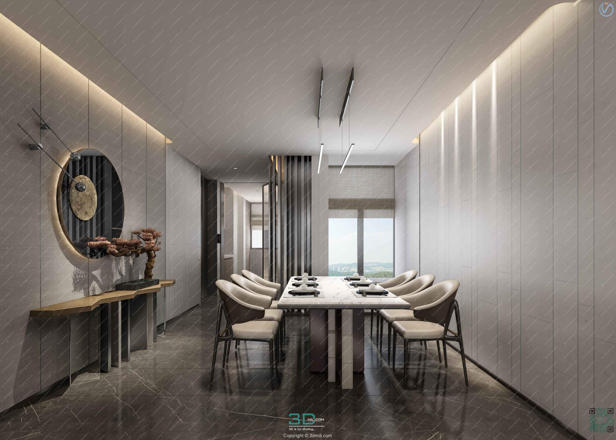 Apartment 115 Southeast Asia Style 3dsmax File Free Download