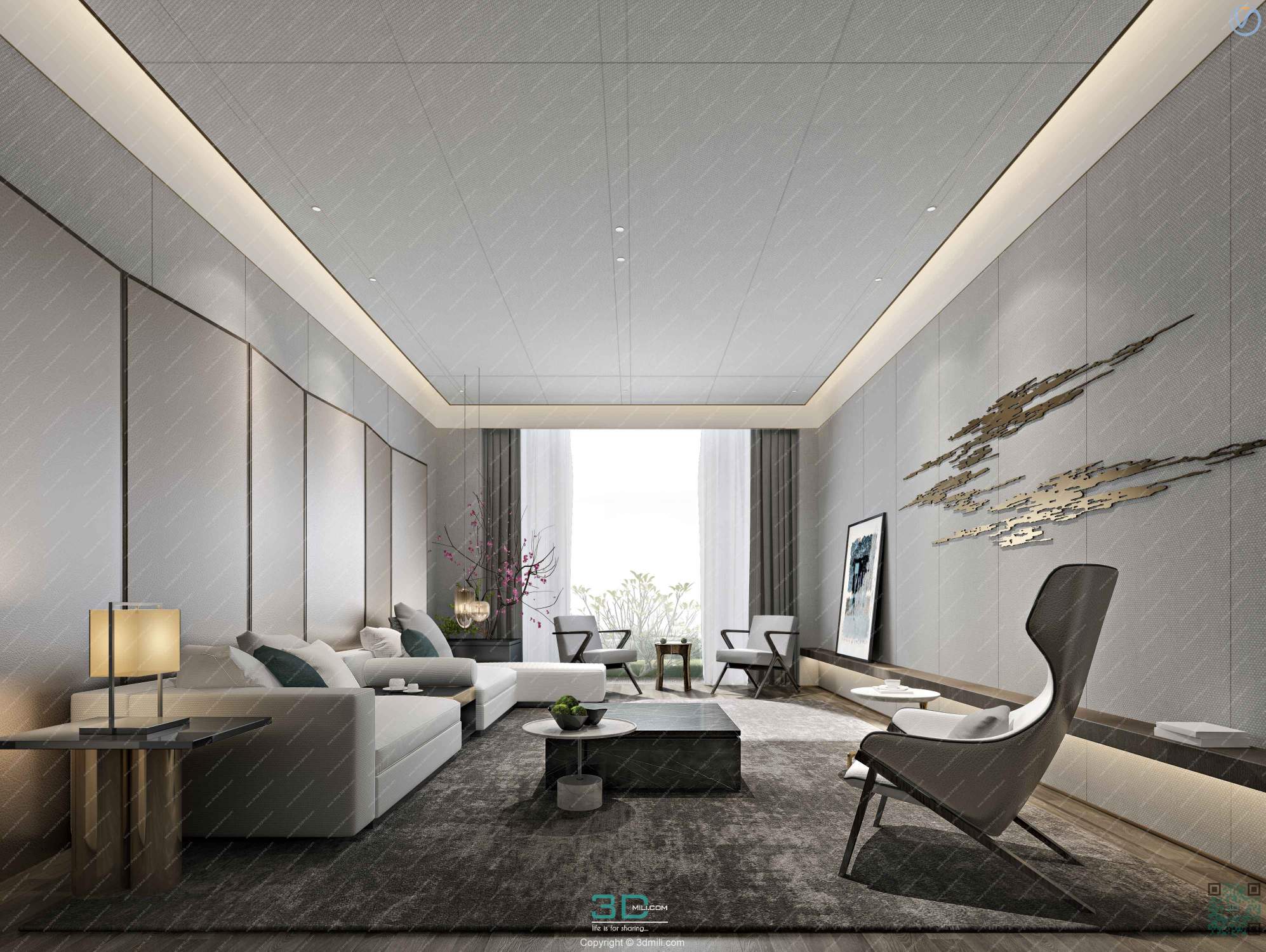 Apartment 119 Southeast Asia Style 3dsmax File Free Download