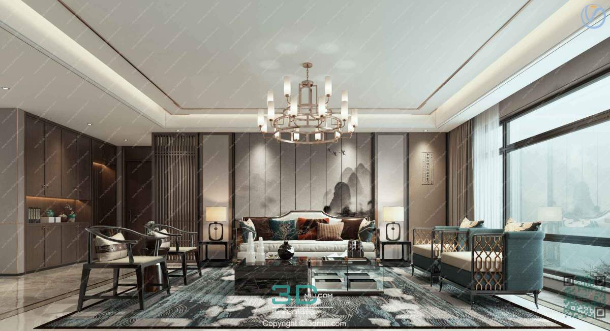 Apartment 121 Southeast Asia Style 3dsmax File Free Download