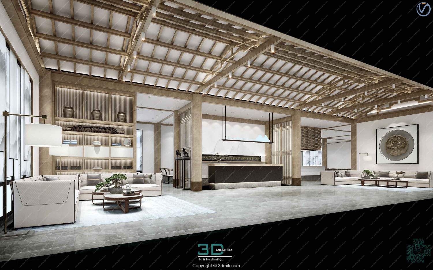 Apartment 124 Southeast Asia Style 3dsmax File Free Download