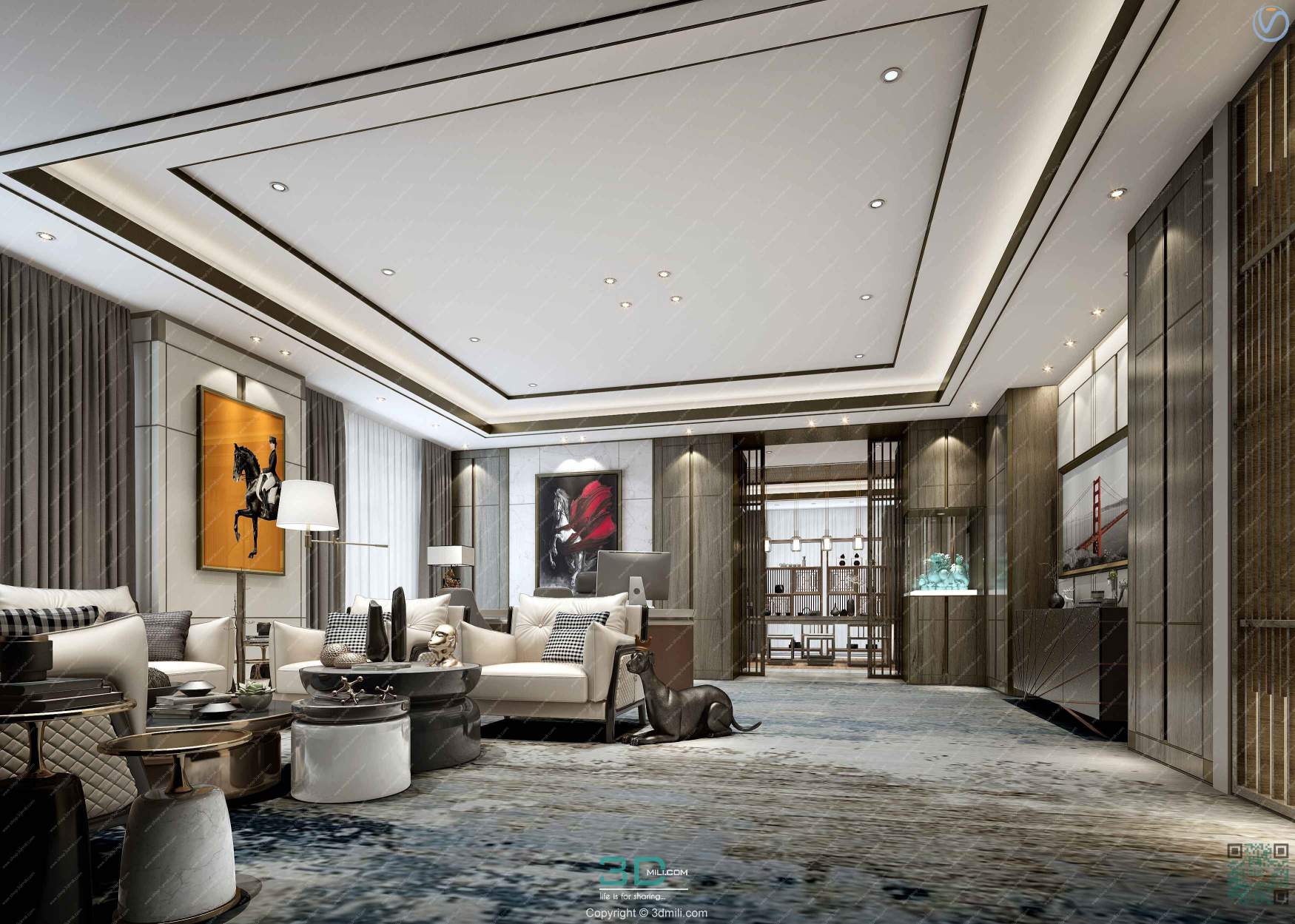 Apartment 125 Southeast Asia Style 3dsmax File Free Download