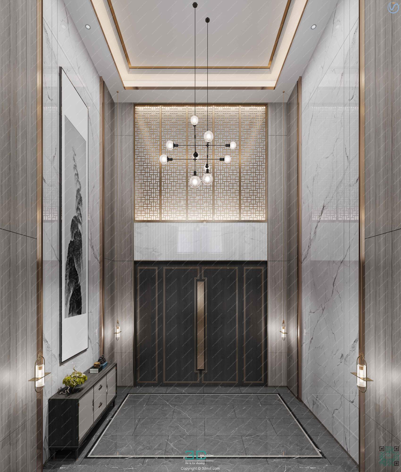 Apartment 128 Southeast Asia Style 3dsmax File Free Download