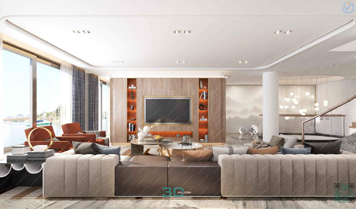 Apartment 132 Southeast Asia Style 3dsmax File Free Download