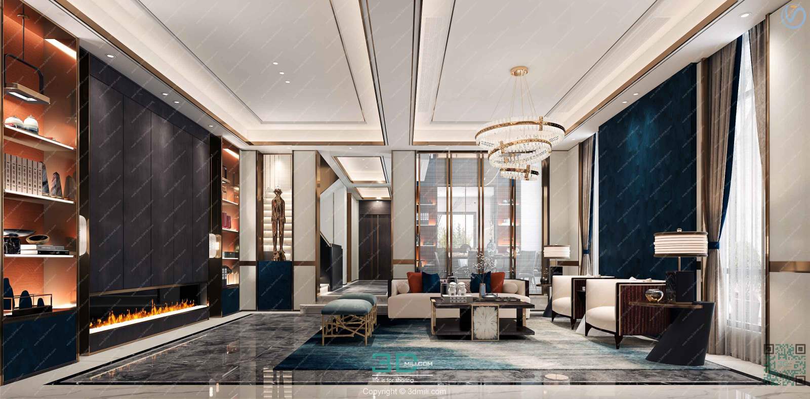Apartment 27 Southeast Asia Style 3dsmax File Free Download 02