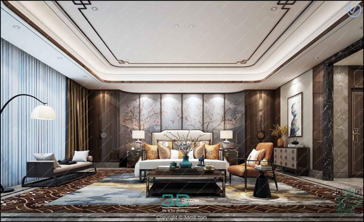 Apartment 27 Southeast Asia Style 3dsmax File Free Download 01