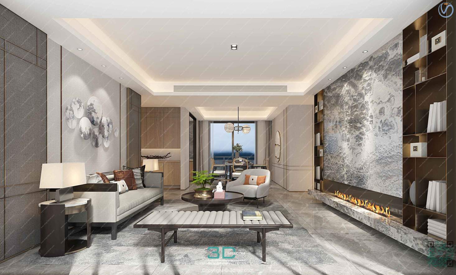 Apartment 31 Southeast Asia Style 3dsmax File Free Download 02