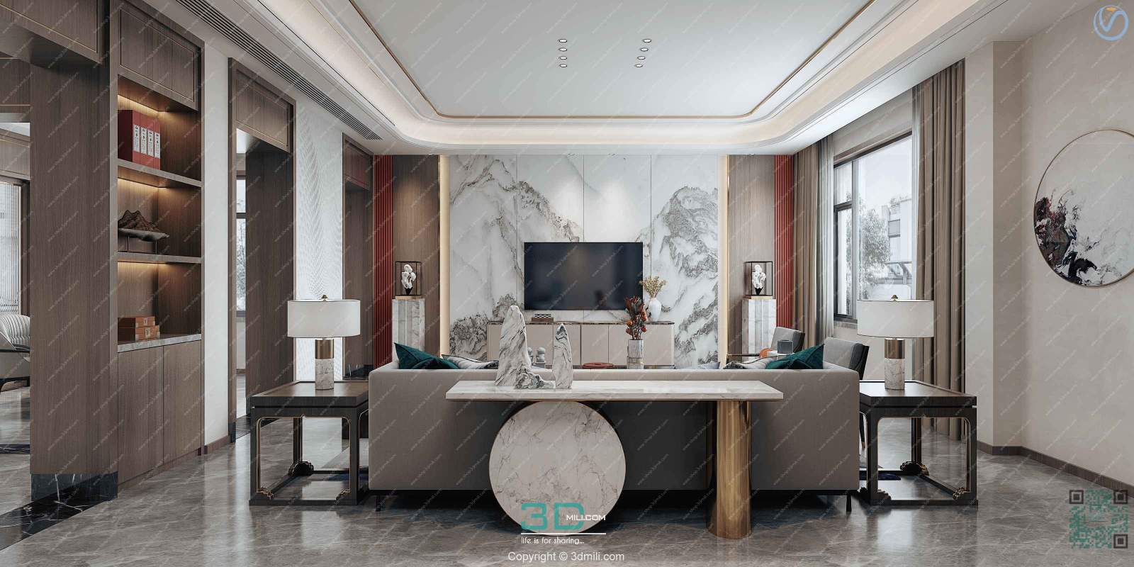 Apartment 36 Southeast Asia Style 3dsmax File Free Download 02