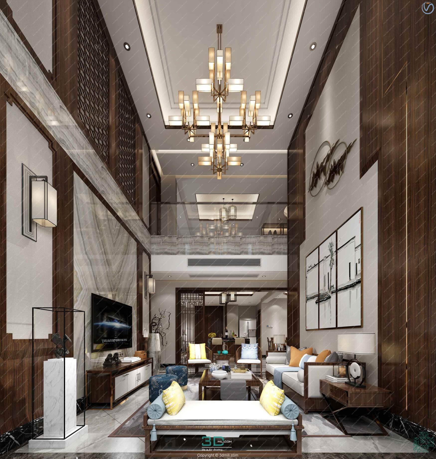 Apartment 40 Southeast Asia Style 3dsmax File Free Download