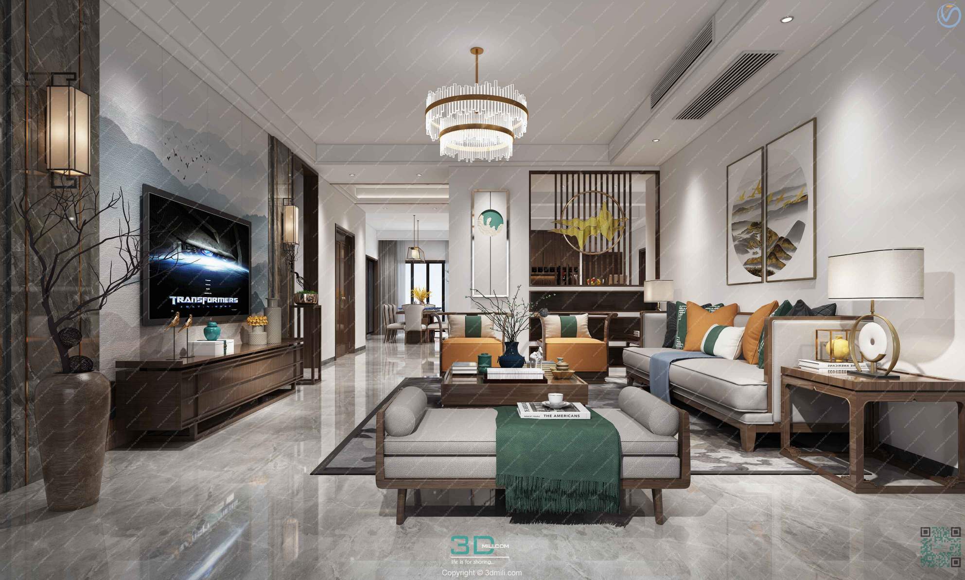Apartment 41 Southeast Asia Style 3dsmax File Free Download