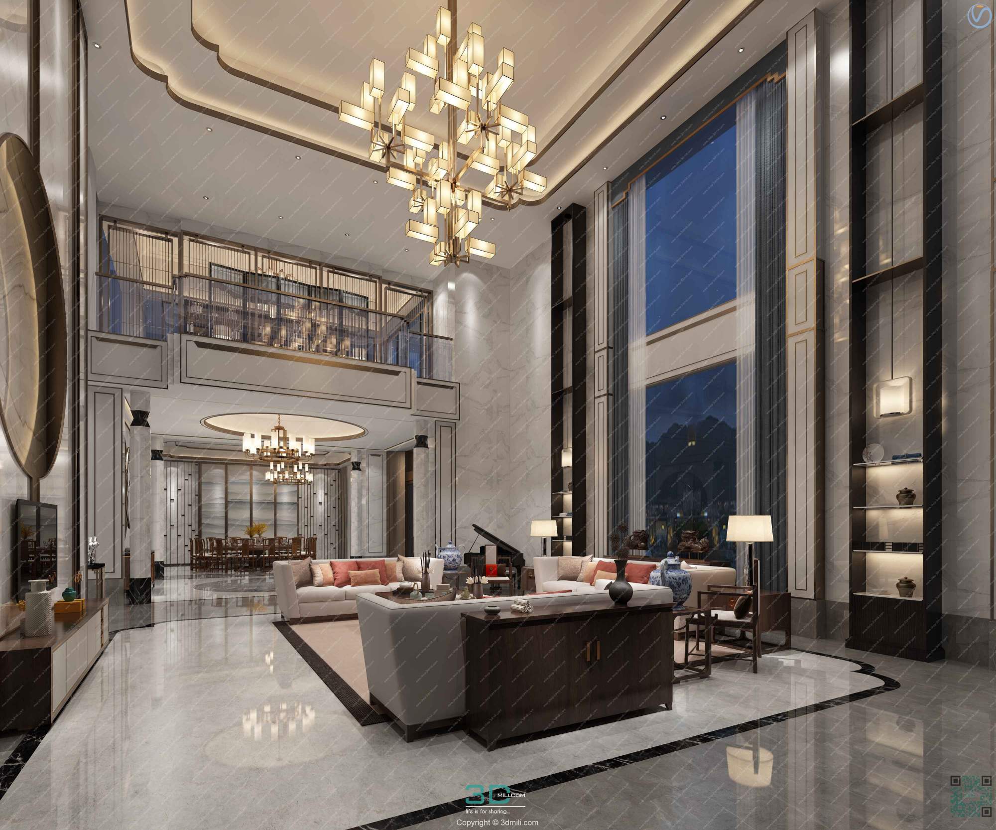 Apartment 55 Southeast Asia Style 3dsmax File Free Download