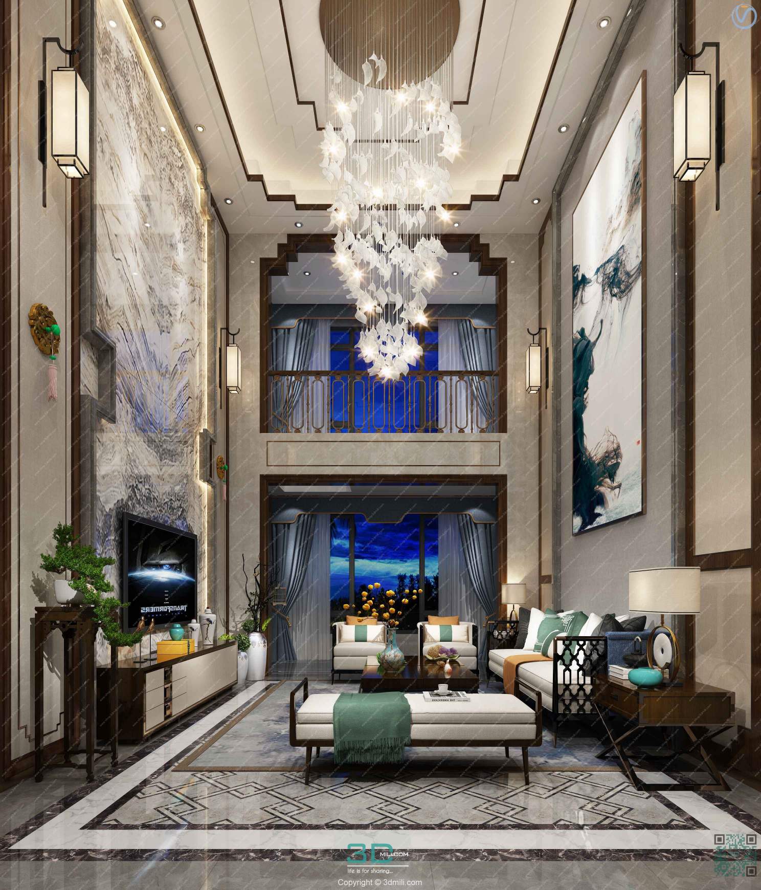 Apartment 59 Southeast Asia Style 3dsmax File Free Download