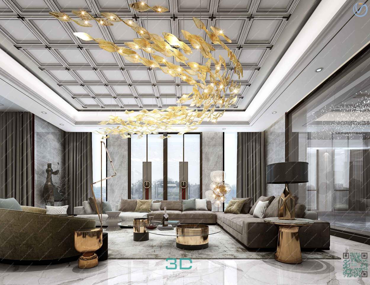 Apartment 64 Southeast Asia Style 3dsmax File Free Download