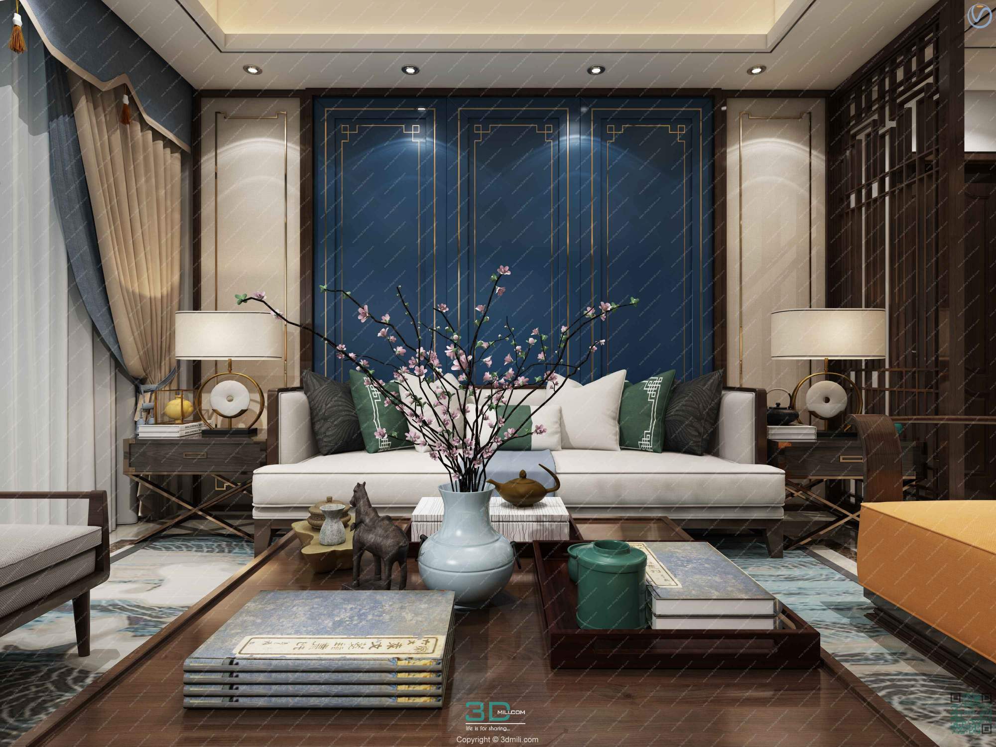 Apartment 65 Southeast Asia Style 3dsmax File Free Download