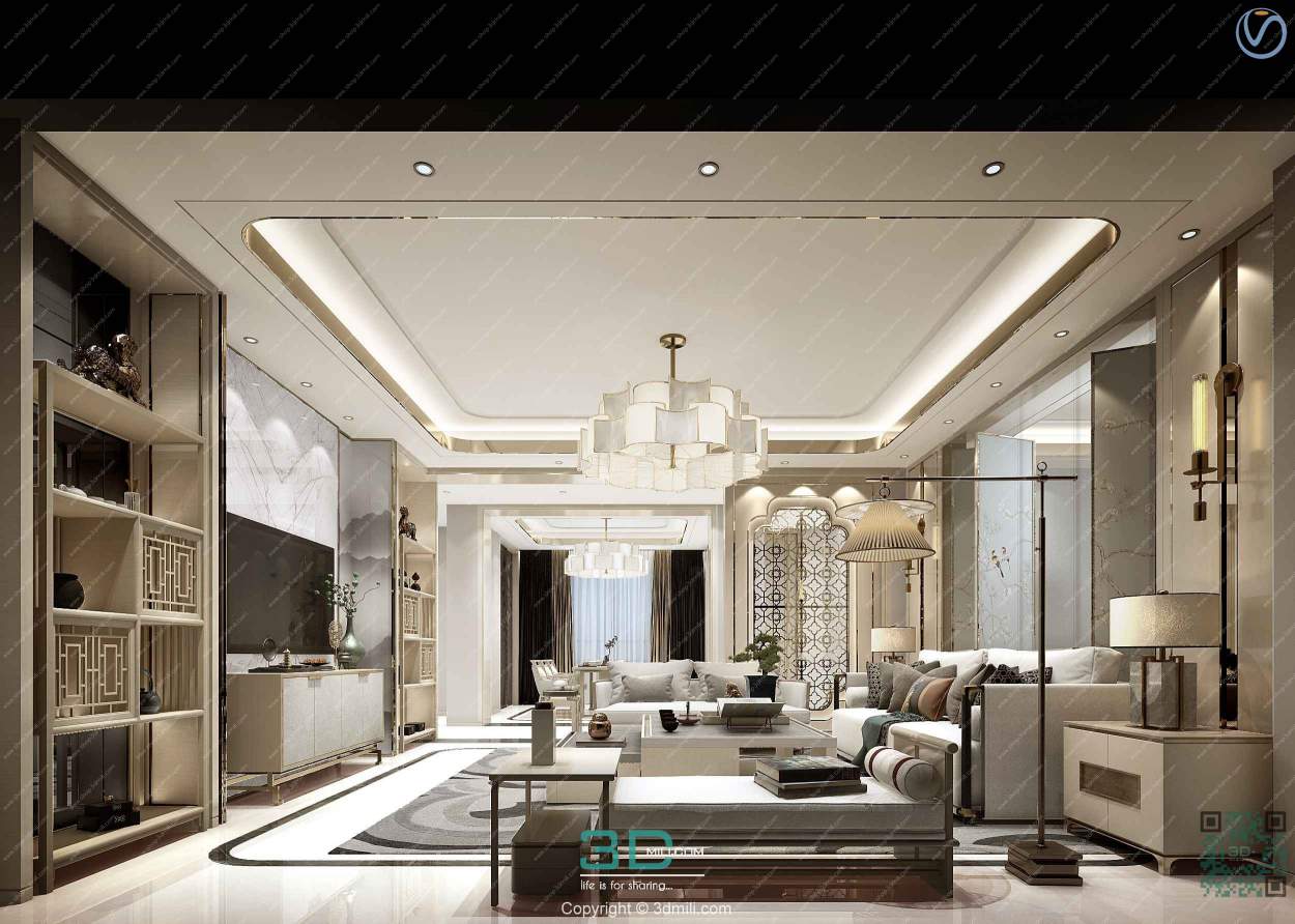 Apartment 66 Southeast Asia Style 3dsmax File Free Download