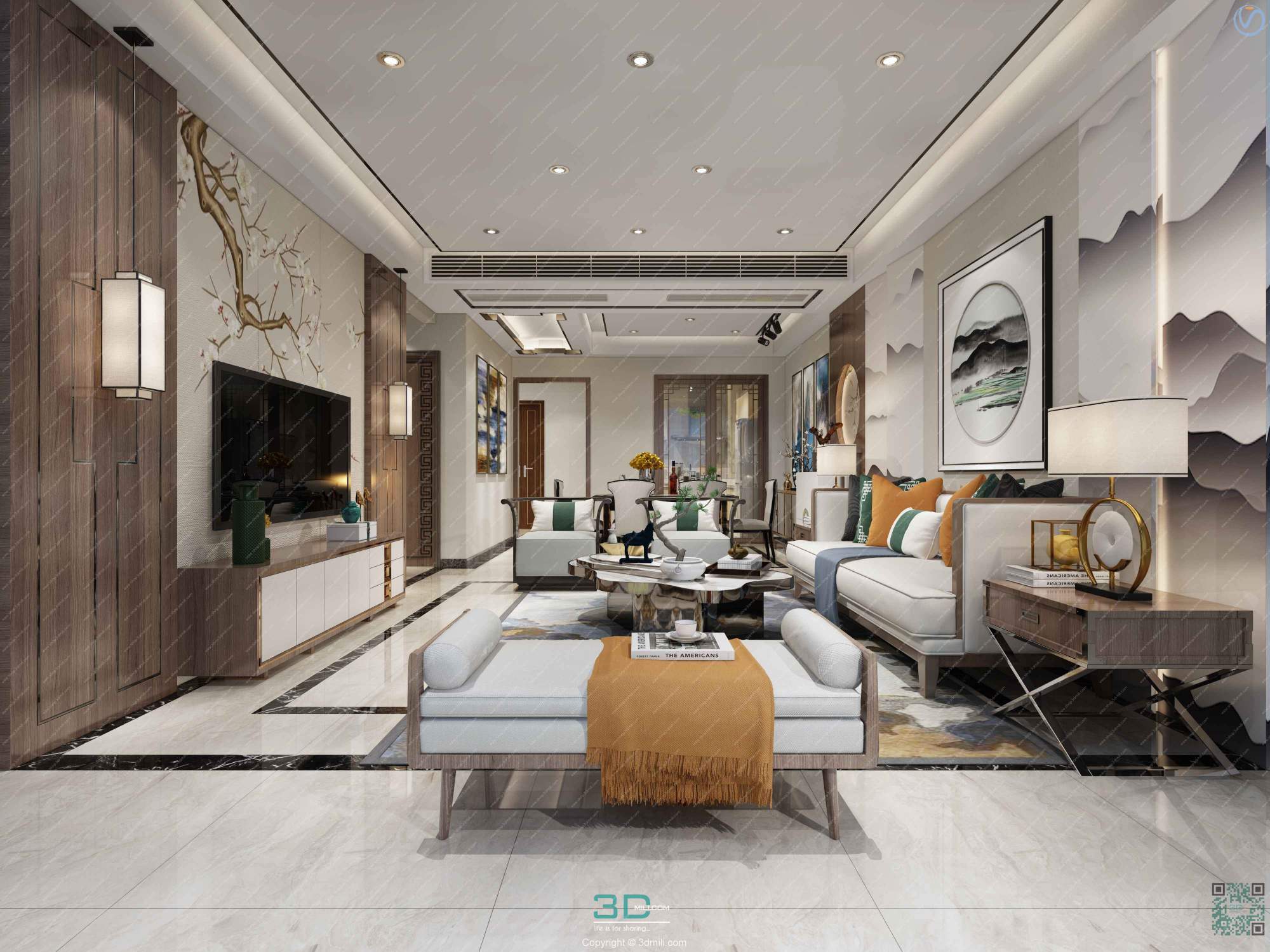 Apartment 67 Southeast Asia Style 3dsmax File Free Download