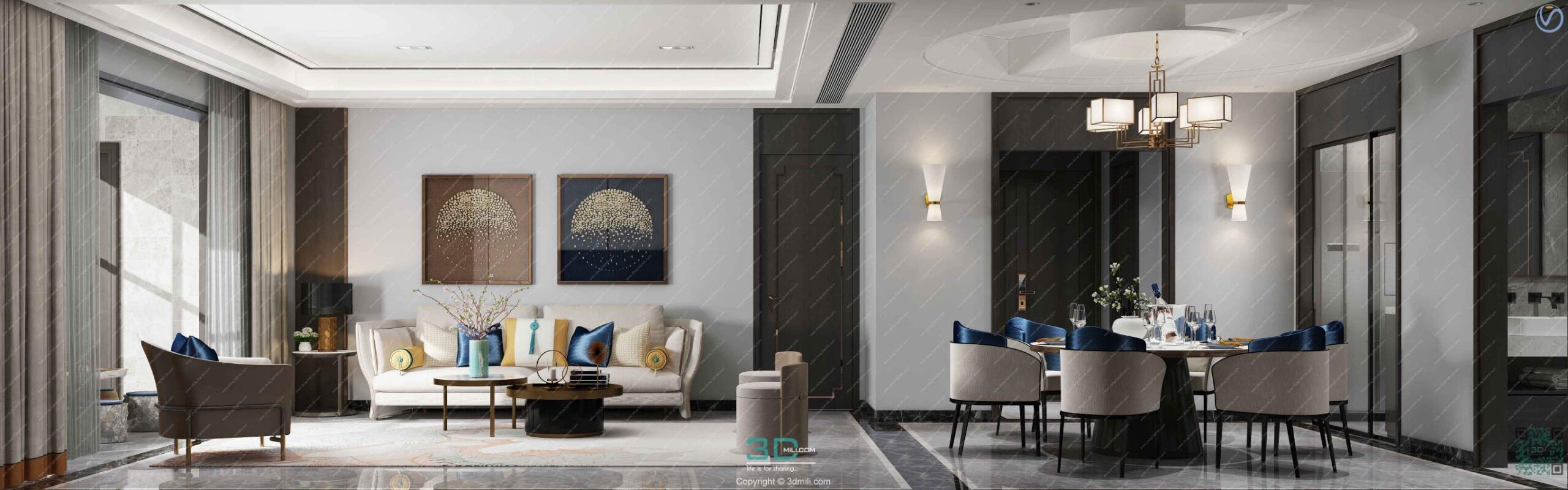 Apartment 71 Southeast Asia Style 3dsmax File Free Download