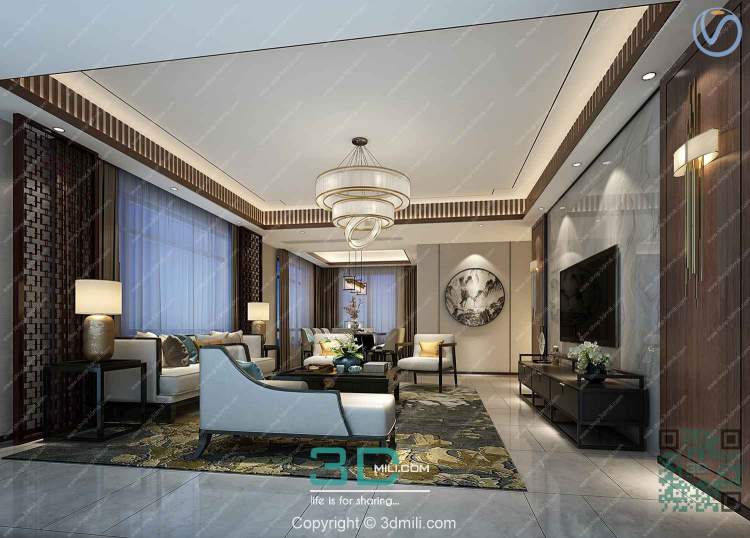 Apartment 74 Southeast Asia Style 3dsmax File Free Download