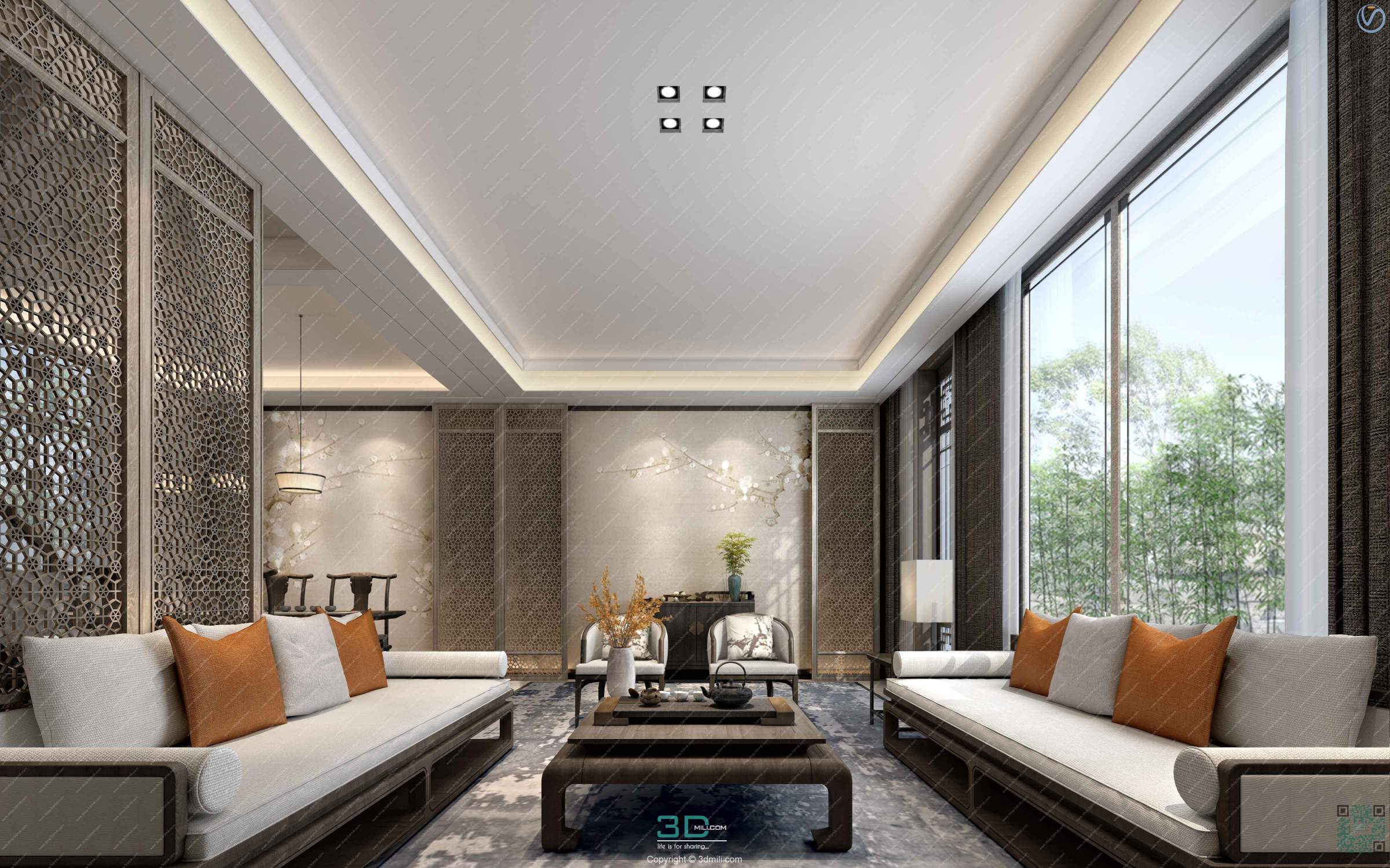 Apartment 76 Southeast Asia Style 3dsmax File Free Download